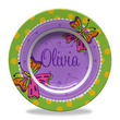 Butterflies Personalized  Bowl