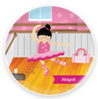Ballerina Personalized Plate for Girls