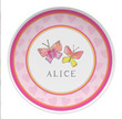 Butterfly Kisses Personalized Plate