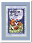 Personalized Sports Stadium Birth Announcement Wall Art