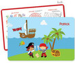Personalized Pirate Activity Placemat