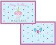 Birthday Cupcake Personalized Placemat
