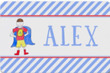 Superhero Personalized Placemat