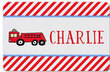 Fire Truck Personalized Placemat