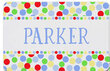 Bright Dots Personalized Placemat