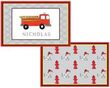 Fire Truck Personalized  Placemat