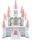 Personalized Pink Castle Bank for Girls