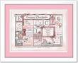 Personalized Patchwork Pink & Grey Nursery Wall Art