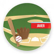 Baseball Fan Personalzed Plate