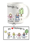 Family Kids Personalized Mug