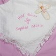 Personalized God Bless Baby Girl Afghan
