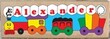 Personalized Train Long Puzzle Board