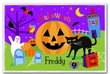 Halloween Scene Personalized Placemat