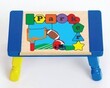 Football Puzzle Name Stool in Primary Colors