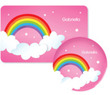 Personalized Dreamy Rainbow Placemat and Plate Set