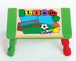 Personalized Soccer Puzzle Stool