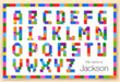 Alphabet Blocks Personalized Placemat