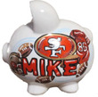 Personalized Custom Football Team Piggy Bank