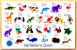 Animal Alphabet Personalized Placemat