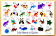 Animal Alphabet Personalized Placemat