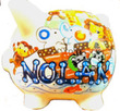 Personalized Boatload of Animals Custom Piggy Bank