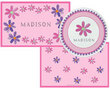 Flower Power Personalized Placemat and Plate