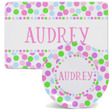 Pastel Dots Personalized Placemat and Plate Set