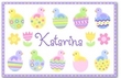 Easter Chicks and Eggs Personalized Placemat