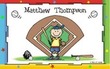 Baseball Player Personalized Placemat