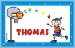 Basketball Player Personalized Placemat