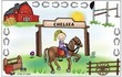 Horseback Rider Personalized Placemat
