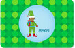 Personalized Christmas Elf Placemat for Boys