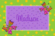 Butterflies Personalized Placemat