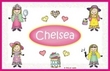 Dress-Up Girl Personalized Placemat