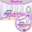 Ballet Scene Personalized Placemat and Plate Set