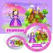 Princess Personalized Placemat, Plate and Bowl Set