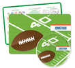 Personalized Football Fan Placemat & Plate Set