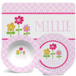 Daisies Personalized Placemat, Plate and Bowl Set
