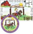 Horseback Rider Personalized Placemat and Plate Set