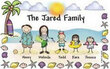 Family Beach Personalized Placemat