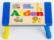 Animal Themed Puzzle Name Stool in Primary Colors