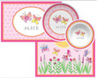 Butterfly Kisses Placemat, Plate and Bowl Set