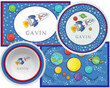 Blast Off Placemat, Plate and Bowl Set