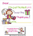 Dress Up Fill-In Thank You Note