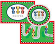 Race Cars Personalized Placemat and Plate