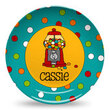 Gumballs Personalized Plate