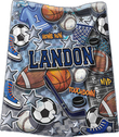 Personalized Sports Themed Blanket