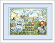 Personalized Jungle Animals Nursery Wall Art