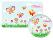 Butterfly Field Personalized Placemat and Plate Set