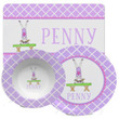 Gymnast Personalized Placemat, Plate & Bowl Set